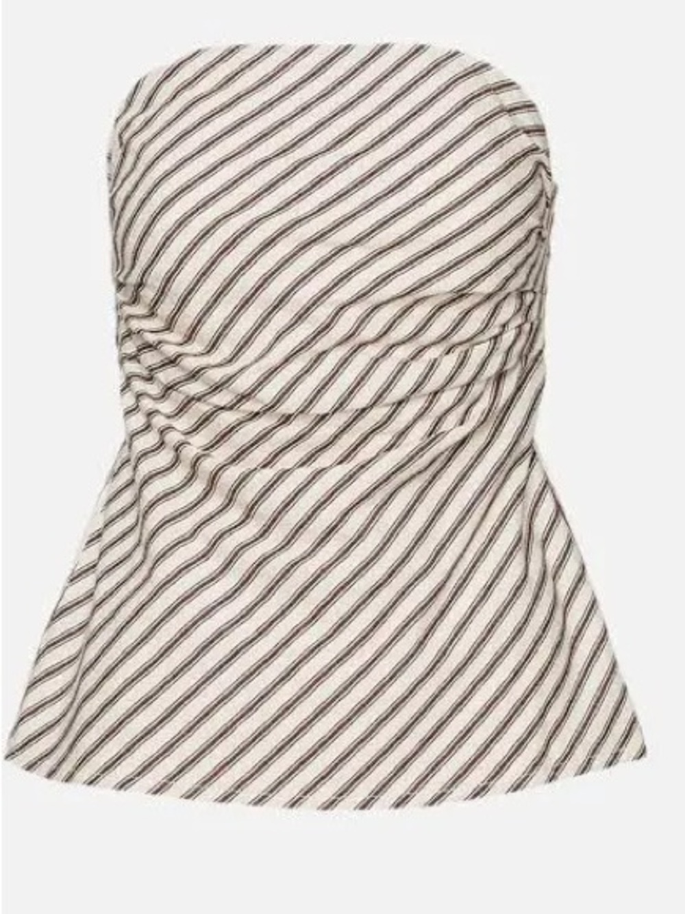 Xirena Nora top brown stripe